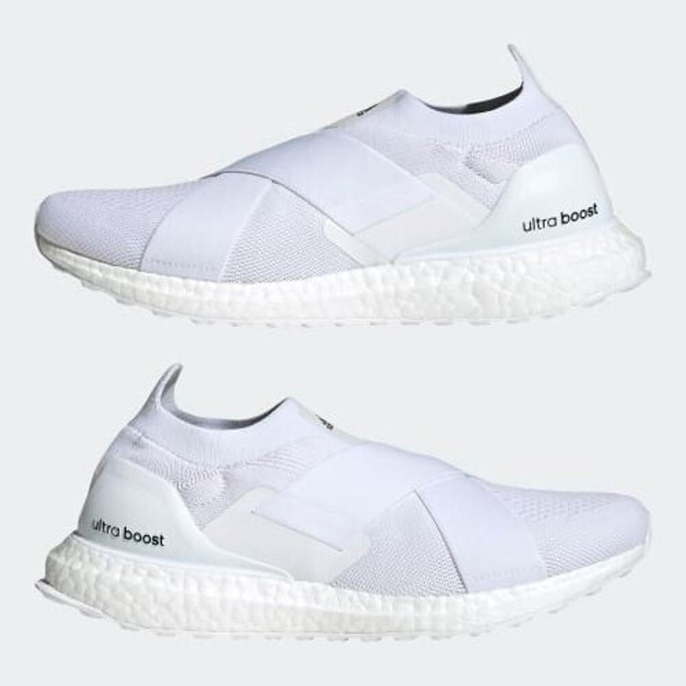Adidas Women's Ultraboost Slip On DNA Running Shoes White Black Size 5.5 B